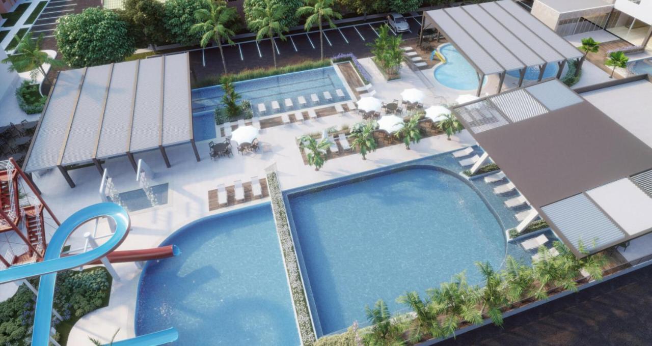 Hotel Diroma Fiori - Parque Aquatico E Muitas Piscinas Caldas Novas Bagian luar foto